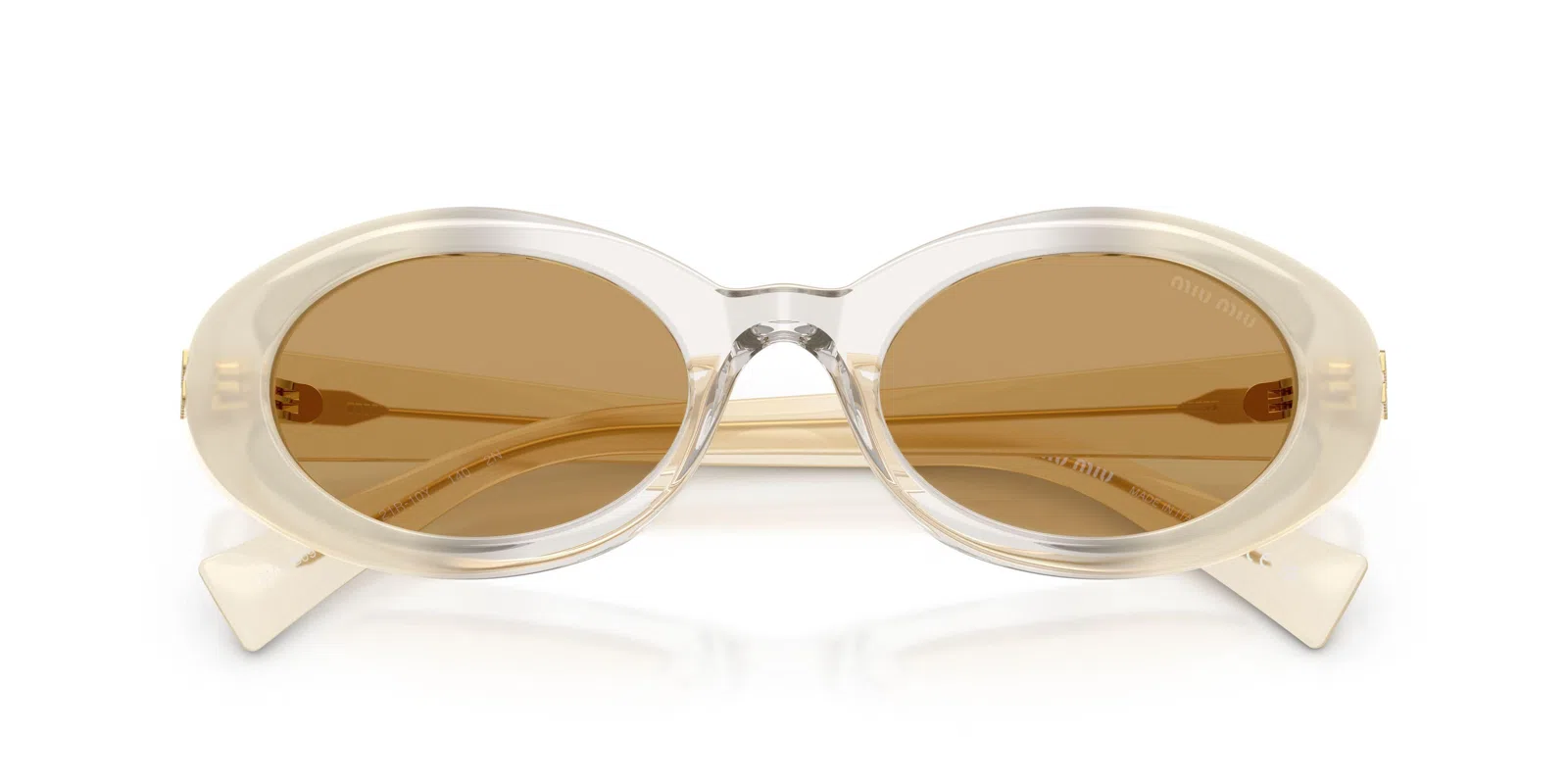 Miu B09S Sunglasses - Opal Milk/grey/opal Milk - view 7
